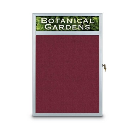United Visual Products Open Faced Traditional Corkboard, 60x48" UV644A-WHITE-SURF